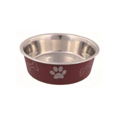 Edelstahlnapf Mit Kunststoffmantel G. 1