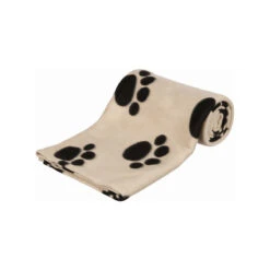 Fleecedecke Barney Beige Mit Pfoten