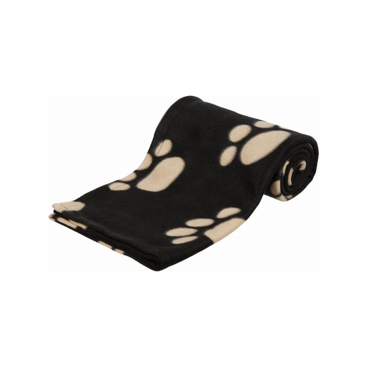 Fleecedecke Barney Schwarz Mit Beigen Pfoten 1 Fleecedecke Barney Schwarz Mit Beigen Pfoten