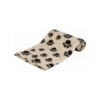 Fleecedecke Beany Beige Mit Pfoten