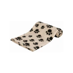 Fleecedecke Beany Beige Mit Pfoten