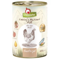 GranataPet Dog Geflügel PUR 400g.-Dose