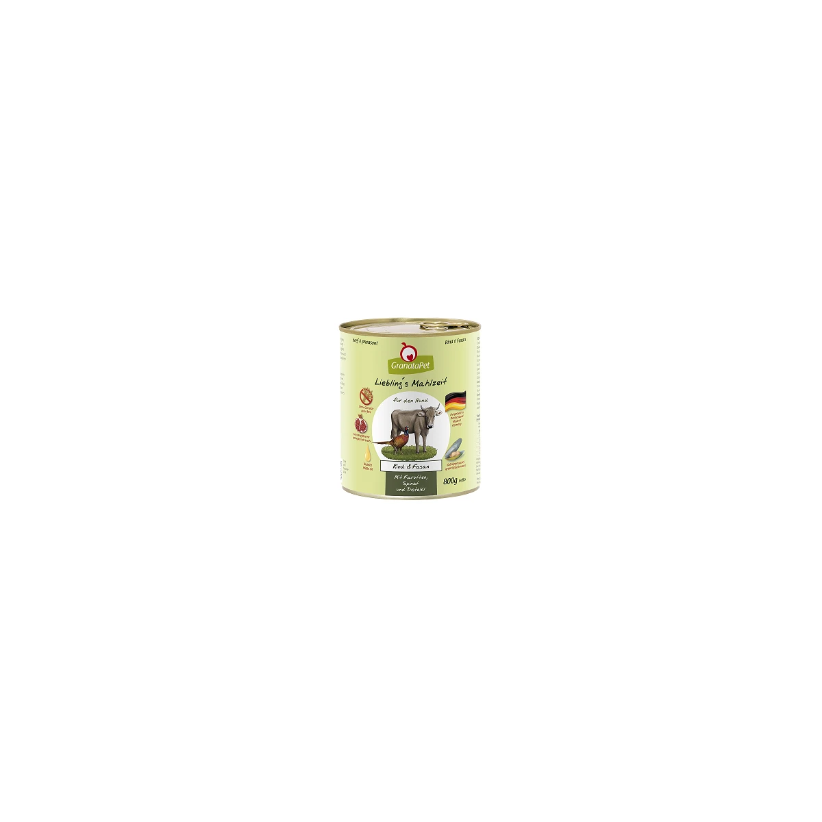 GranataPet Dog Rind & Fasan 800g.-Dose 1 GranataPet Dog Rind & Fasan 800g.-Dose