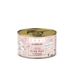 Grau Dog Rind Pur 200g.