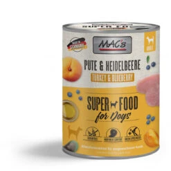 Macs Dog Pute & Heidelbeeren 800g.